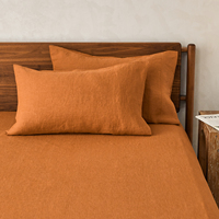 Linge de lit français en lin 100%, vente en gros, literie de luxe hôtel 5 étoiles, ensembles de draps de lit