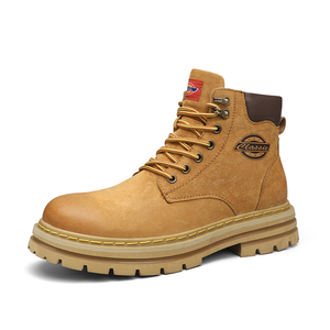 Aceptamos OEM en stock listo hecho a mano puro cuero genuino Real Alto superior impermeable hombres al aire libre <span class=keywords><strong>nieve</strong></span> <span class=keywords><strong>botas</strong></span> de invierno - Product Image 3