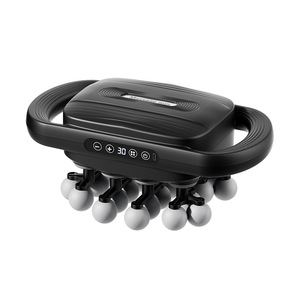 ปืนนวดกล้ามเนื้อแบบชาร์จไฟได้ รุ่น Black 24 Heads Fascia Gun พร้อมหน้าจอดิจิตอล - Product Image 1