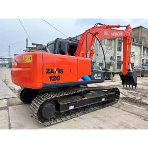 Excavadora de cadenas Hitachi ZX120 de segunda mano, tamaño mediano, original japonesa, motor de 6 toneladas, modelo 2019, para movimiento de tierras. - Product Image 4