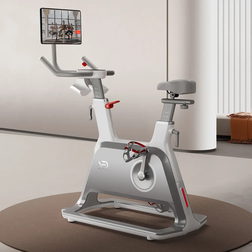 YPOO professionelles Heimtraining-Air-Magnet-Spin-Bike Fitnessgeräte Indoor-Spin-Bike mit YPOOFIT APP