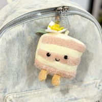 Porte-clés en peluche Jellycats de 4 pouces, pendentifs gâteau, maïs, cerise, croissant, breloques de sac Bread Story, pendentifs fruits et légumes