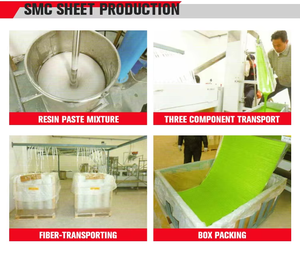 Hoogtechnologische PLC-gestuurde automatische SMC-plaatmachine met krachtige motor voor putdeksels/watertanks - Product Image 6