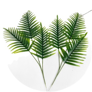 Hojas de Palma Artificiales de Plástico para Interiores, Hojas de <span class=keywords><strong>Canna</strong></span>, Areca, Phoenix y Cycad Recubiertas para Decoración de Paredes de Bodas y Arreglos Florales - Product Image 5