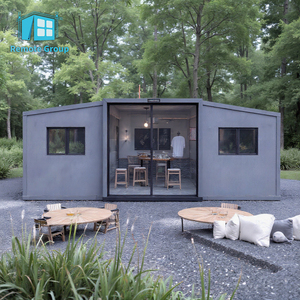 Maison mobile modulaire et manufacturée en conteneur mobile pliable à prix abordables Maisons préfabriquées portables avec cuisine - Product Image 2