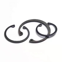 High Quality DIN 472 Internal Retaining Black Spring Steel 65Mn Snap Rings Retaining Ring Circlips for Hole