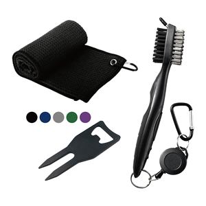 Blocco portatile per la registrazione dei punti di golf con attrezzo per riparare divot, marcatore per palline, tee, matite e contatore dei colpi - Product Image 2