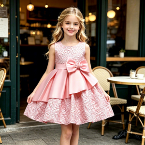 <span class=keywords><strong>Abiti</strong></span> Estivi da Compleanno per Bambina, Vestito da <span class=keywords><strong>Principessa</strong></span> per Matrimonio, Grazioso Abito da Festa per Bambine dai 2 ai 10 Anni - Product Image 1