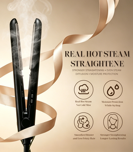 <span class=keywords><strong>Piastra</strong></span> <span class=keywords><strong>Professionale</strong></span> per Capelli con Tecnologia <span class=keywords><strong>a</strong></span> <span class=keywords><strong>Vapore</strong></span> Caldo 140-230°C, Piastre Flottanti, 10 Livelli di Temperatura, <span class=keywords><strong>Piastra</strong></span> Lisciante in Ceramica con <span class=keywords><strong>Vapore</strong></span> - Product Image 5