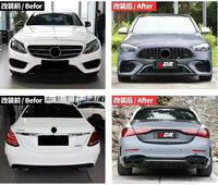 Nouveauté 2026 pour Mercedes Benz Classe C 2015-2021 W205 Facelift vers W206 Kit Carrosserie Style AMG C63 avec Phares LED et Pare-chocs