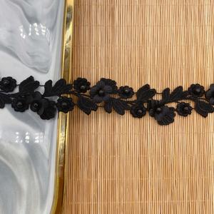 حرير الحليب كود شريط صناعة حبات الأظافر زهرة النسيج ، دانتيل جميل ثقيل قابل للذوبان في الماء - Product Image 4