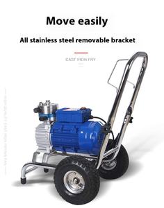 Pistola a Spruzzo Airless Elettrica ad Alta Pressione Completamente Automatica Fai da Te per Verniciatura Domestica con Pittura al Lattice per Pareti Interne ed Esterne - Product Image 4