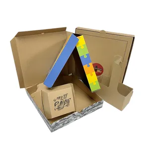 กล่องกระดาษลูกฟูกสำหรับขวดกล่องกระดาษลูกฟูกคณะกรรมการในแผ่นลูกฟูกที่กำหนดเองคณะกรรมการ Mailer กล่องจัดส่ง