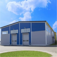 Nave Industrial Prefabricada de Acero de Alta Resistencia con Estructura Metálica de Vigas H según Norma ASTM para la Construcción de Hangares Industriales