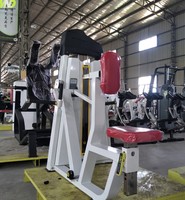 Machine de Rameur Assis à Charge Sélective Robuste pour Entraînement du Dos – Équipement de Fitness Vertical pour Salle de Sport