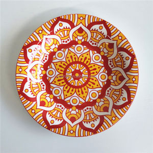 Harga pabrik kustom bantalan cetakan keramik piring makan 7.5 inci keramik <span class=keywords><strong>omega</strong></span> franged piring sup untuk rumah tangga - Product Image 5