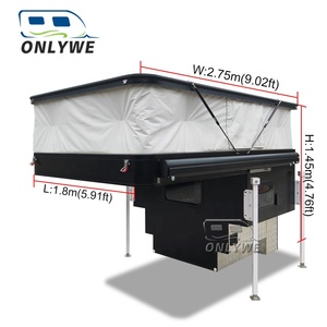 Camper Slide-On Personnalisé <span class=keywords><strong>en</strong></span> <span class=keywords><strong>Toile</strong></span> à Toit Relevable Certifié CE avec Supports <span class=keywords><strong>pour</strong></span> Pick-up – Idéal <span class=keywords><strong>pour</strong></span> l'Aventure Off-Road (Vente <span class=keywords><strong>en</strong></span> Gros) - Product Image 2