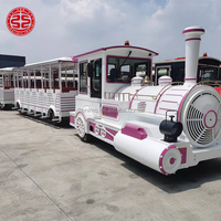 Train sans rails 72 places, train amusant pour enfants, train électrique sans rails, manèges de parc d'attractions, train sans rails pour enfants, train touristique