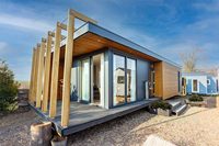 Petite maison mobile préfabriquée écologique Conteneur de stockage préfabriqué portable pour appartement Utilisation ADU