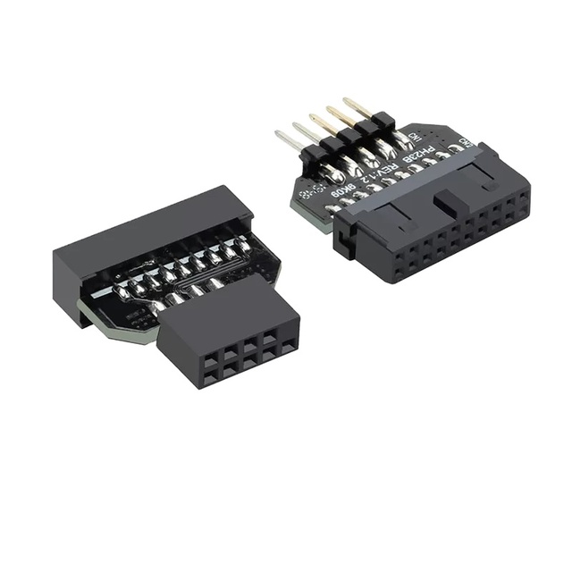 Motherboard USB3.0/USB 2.0 Mutual Rotating Connector 9-pin / 19-pin Adapter