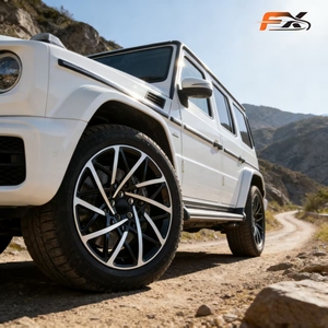 Cerchi in Lega di Alluminio Forgiati Personalizzati 5*114.3 5*120 17-24 Pollici Neri con Finitura Lavorata per Range Rover Mercedes AMG <span class=keywords><strong>BMW</strong></span> - Product Image 3