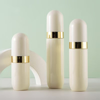 Flacon pulvérisateur de lotion en plastique blanc PP de 40, 60, 80 ml, flacon cosmétique à pompe à fine brume