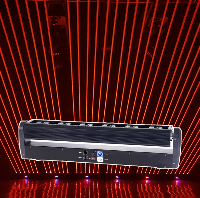 Professional CE Rohs Six Eyes Beam 6 Eyes Moving Head Laser Light Laser Show System Moving Head Stage Effect Light