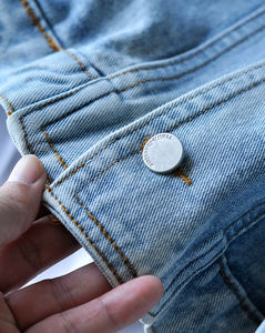 <span class=keywords><strong>Veste</strong></span> en jean avec broderie pour <span class=keywords><strong>femme</strong></span>, nouveau style 2022 - Product Image 5