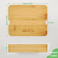 Supports et support de planche à découper de comptoir de cuisine personnalisés présentoir de planche à découper en bambou