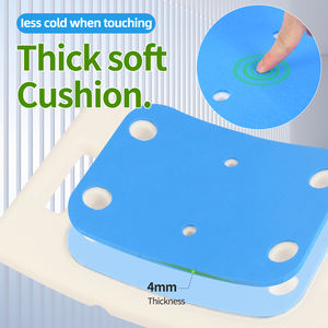 Pengxing bangku mandi, kursi mandi tinggi dapat diatur paduan aluminium cocok untuk orang tua dan cacat - Product Image 4