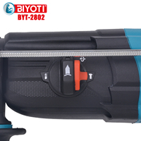 Marteau perforateur rotatif SDS Plus BYT-2802C 1050W 28mm avec mandrin de perçage supplémentaire 2.8J, perceuse à percussion 3-en-1 à vitesse variable