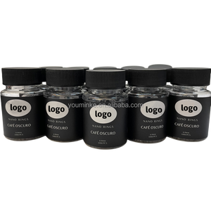 Micro Tubes <strong>Flared</strong> Micro Rings Links Micro Ring I Tip Hair Extension <strong>Tools</strong> Flat Edge Copper Wholesale 2.8mm 3.0mm 3.4mm 4.0mm - Product Image 2