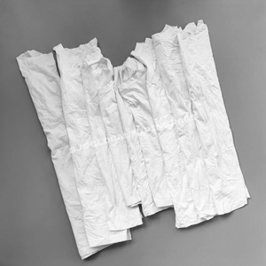 Trapos de Algodón Industriales para Limpieza, 10 kg, 25 kg, 100% Algodón Blanco, Trapos de Punto, Trapos de Camisetas Recicladas Industriales - Product Image 1