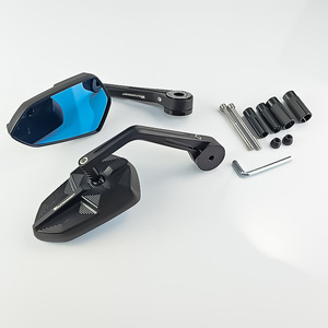 Rétroviseur Qiangye 8 pouces pour moto électrique, scooter, adaptable universellement, noir, avec kit de montage - Product Image 3