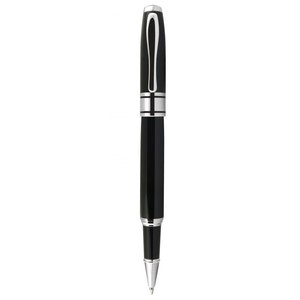 Penna Roller Nera Cromata Lucida per Scrittura - Product Image 3