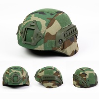 Housse de casque de jeu camouflage MICH2000 unisexe pour le cyclisme, en polyester et coton, pour l'aventure en plein air