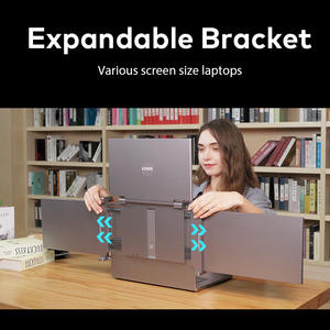 Monitor Portátil para Laptop con 3 Pantallas, Monitor Triple para Laptop de 14 Pulgadas - Product Image 4