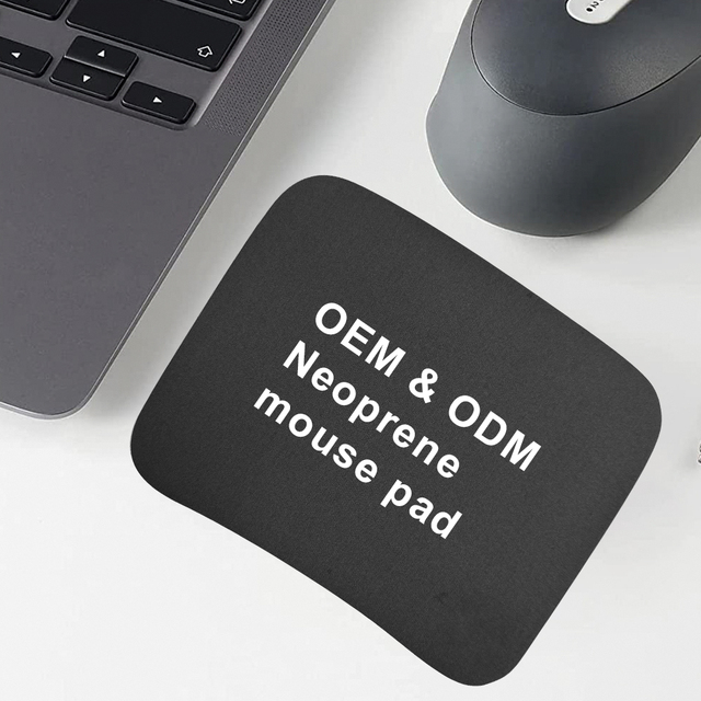 XXL Custom 4mm Neoprene Mousepad Large Office Computer Table Mat with Wrist Rest Cartoon Style Sublimation Game Mat