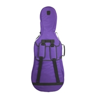 Sac violet rembourré pour violoncelle 13x17 3 5x7 étui de violoncelle léger sac de rangement portable pour violoncelle