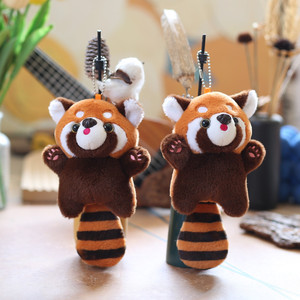 Llavero de peluche de mapache, juguete suave para niños y adorno para bolso, regalo unisex - Product Image 1