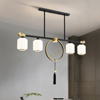 Nouveau lustre de salon de style chinois, luminaires modernes et simples, éclairage principal de grande villa, hôtel, restaurant privé