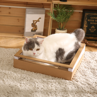 Großhandel Modernes Wellpappe-Katzenkratzhaus Multifunktionales Karton-Katzenbett-Tunnel