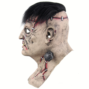 Máscara de Látex para Cosplay, Disfraz de Halloween, Navidad, Divertido, de Zombie, Frankenstein, <span class=keywords><strong>Diablo</strong></span>, Demonio, Krampus, Sangriento - Product Image 4