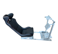 Asientos deportivos de calidad superior personalizables Juego de conducción Sim Racing Stand Asiento plegable para Xbox PC Play Car Gaming Seat