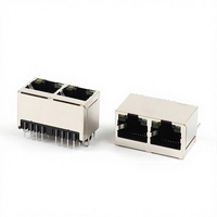 Adaptateur de connecteur RJ45, 2 ports, 16 broches, câble réseau Ethernet LAN, connecteur femelle RJ59, adaptateur de connecteur séparateur