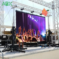 Scène de concert installation facile p3.9 densité de pixels écran led géant écran led tv studio rideaux
