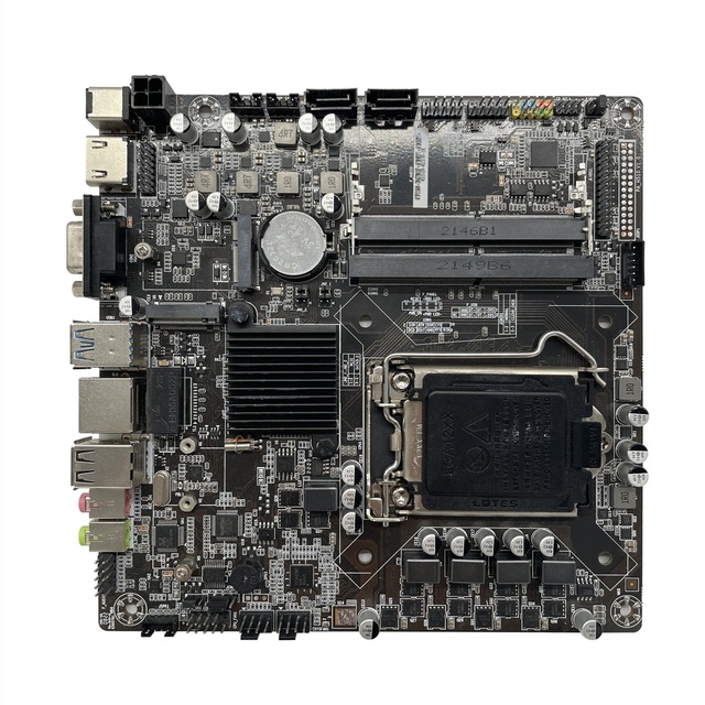 Mini ITX Motherboard H510 HD DP VGA M.2 NVME, NGFF for LGA 1200 CPU AIO MINI PC