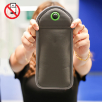 Pochette de téléphone verrouillable pour étudiants, protection RFID, protection de la vie privée, verrouillage magnétique caché, housse de sécurité pour téléphone portable