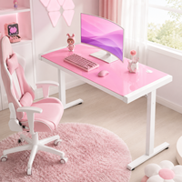 Escritorios Modernos para Computadora Pequeños, Mesas de Computadora de Vidrio de Alta Calidad, Escritorios Ergonómicos para Oficina, Laboratorio y Hogar