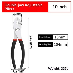 <span class=keywords><strong>คีม</strong></span>ปากหยักเหล็กกล้าคาร์บอนขนาด 8 นิ้ว แบบ OEM ปรับแต่งได้ พร้อมด้ามจับเคลือบพลาสติก จับได้หลายทิศทาง - Product Image 5